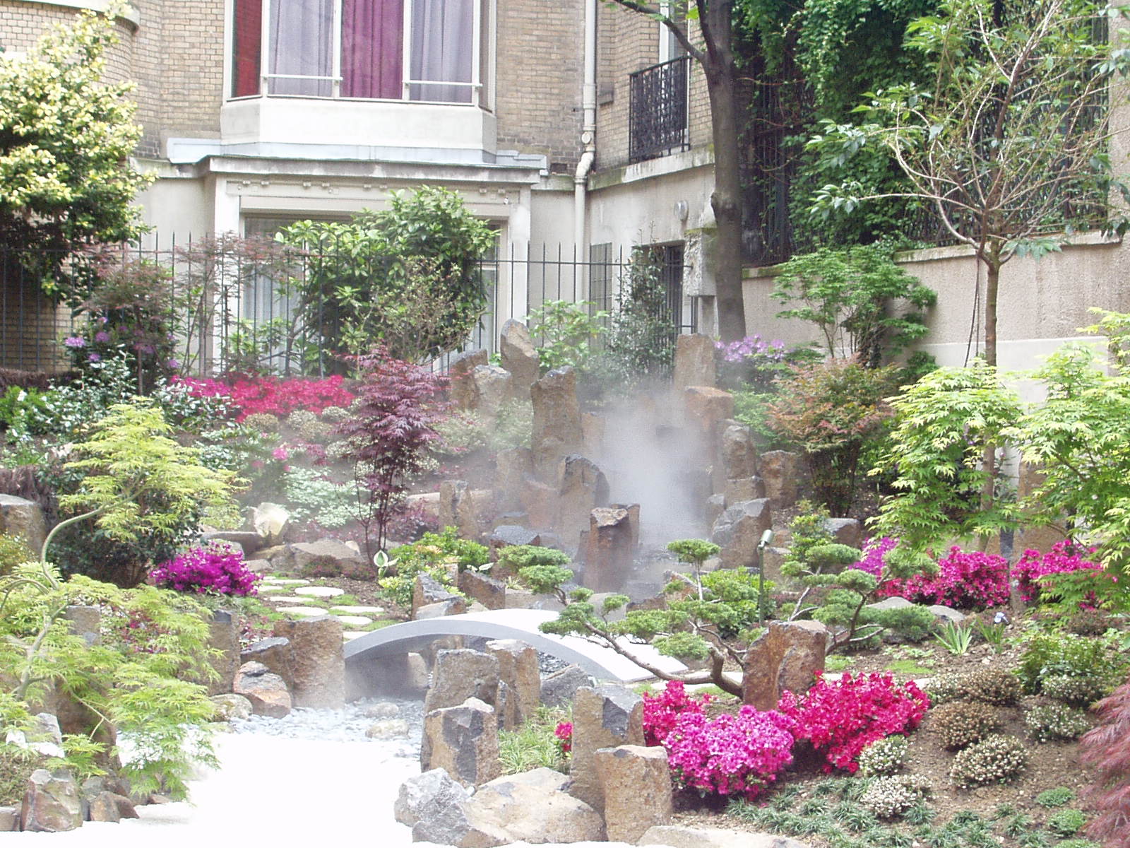 La fontaine aux lotus - La plume et le sécateur - Un jardin d'eau