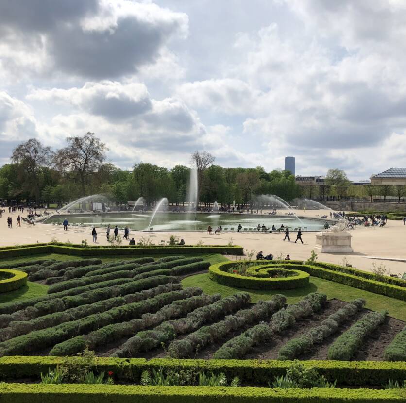 La fontaine du Jardin des Tuileries