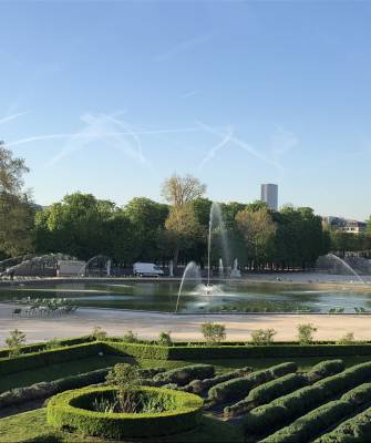 La fontaine du Jardin des Tuileries