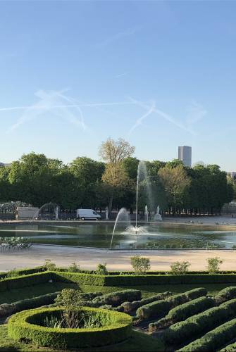 La fontaine du Jardin des Tuileries