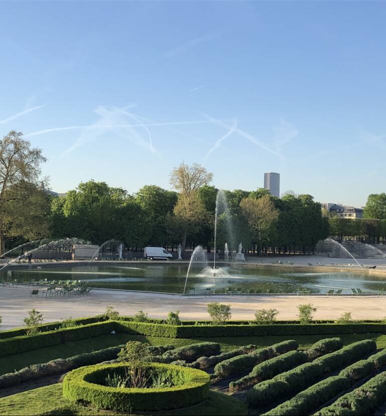 La fontaine du Jardin des Tuileries