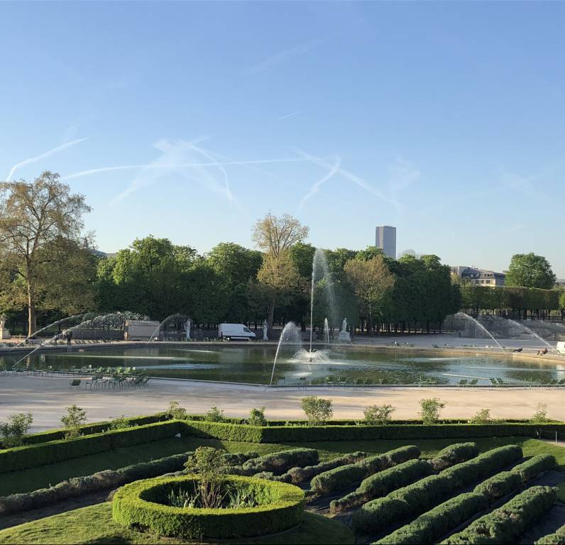 La fontaine du Jardin des Tuileries