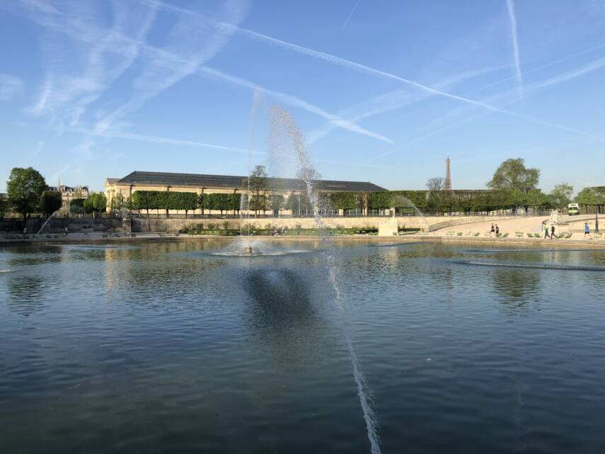 La fontaine du Jardin des Tuileries